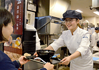 心のこもった接客でおもてなし