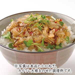 ほたてと昆布の中華風丼